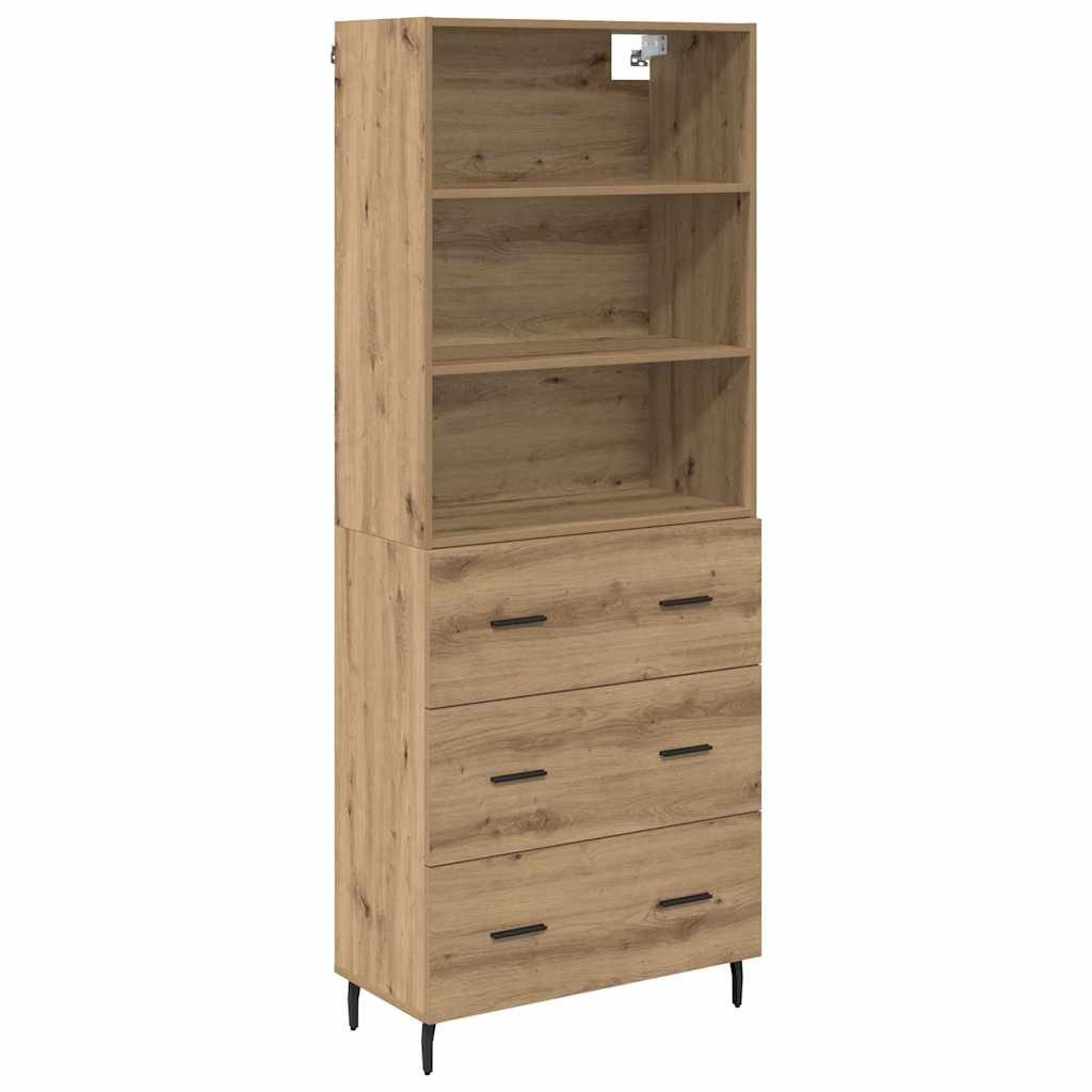 Bufet cu sertar Stejar Artizanal 69,5 x 34 x 180 cm