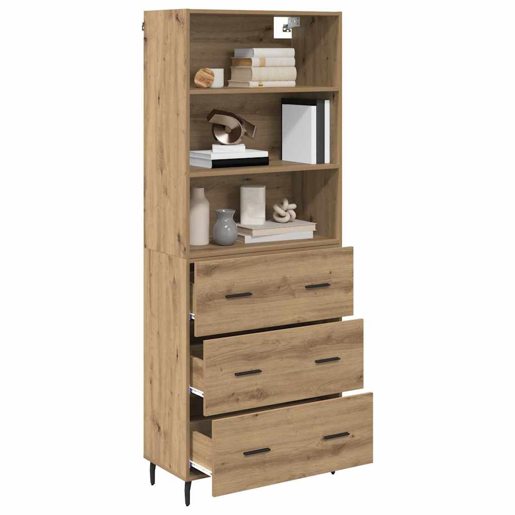 Bufet cu sertar Stejar Artizanal 69,5 x 34 x 180 cm — imaginea 4