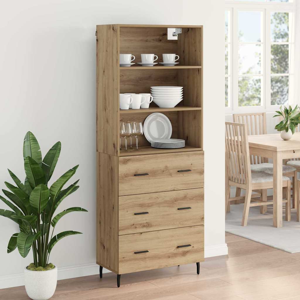 Bufet cu sertar Stejar Artizanal 69,5 x 34 x 180 cm — imaginea 5