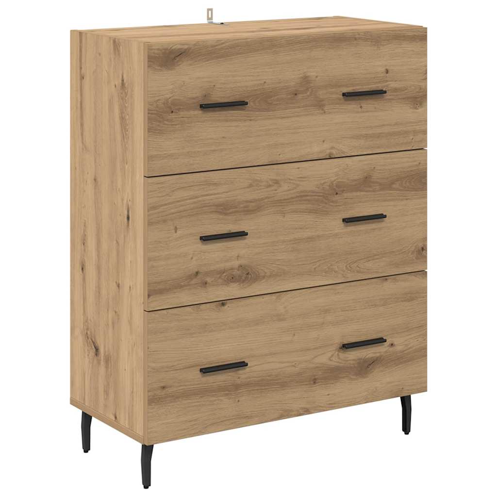 Bufet cu sertar Stejar Artizanal 69,5 x 34 x 180 cm — imaginea 7