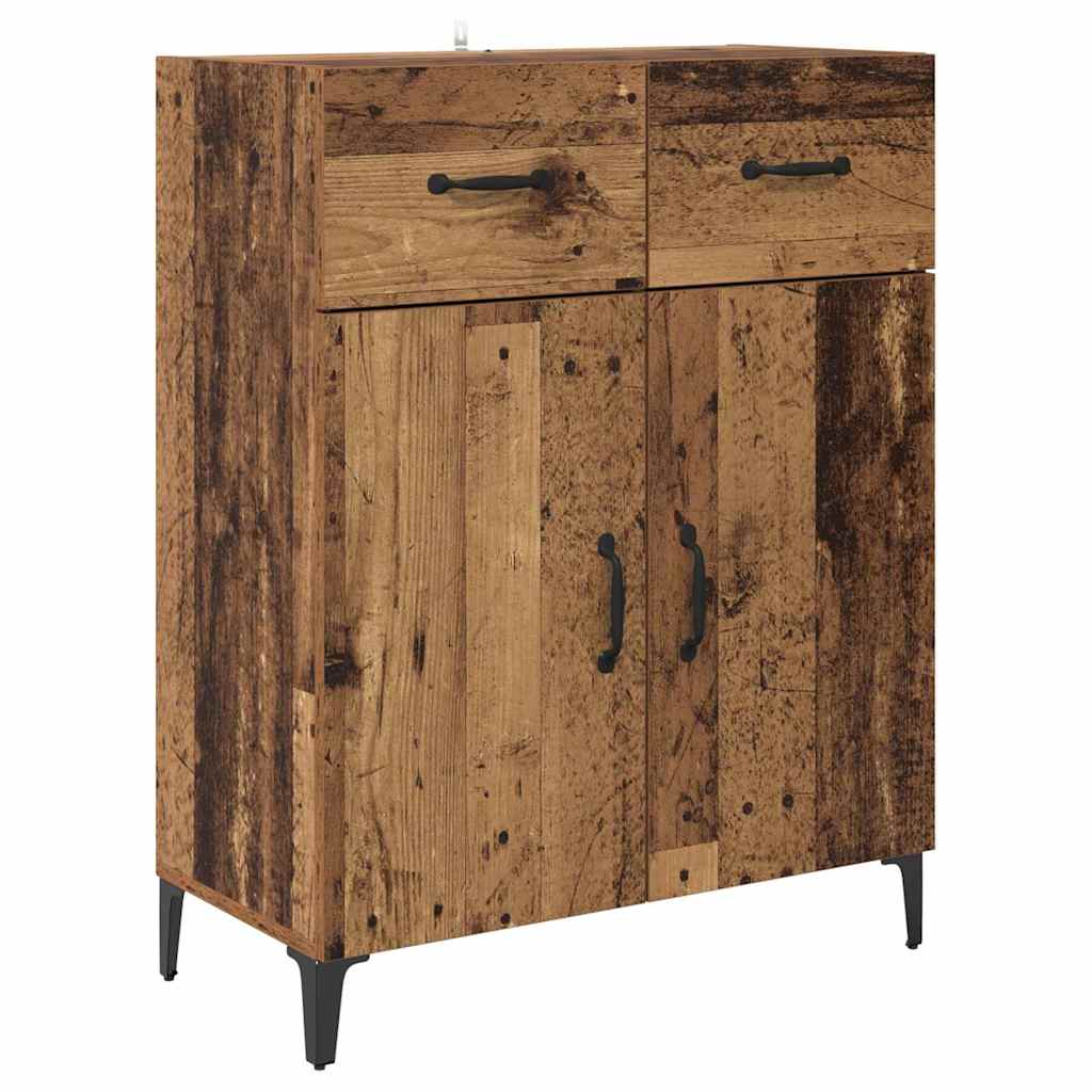Bufet cu sertar Lemn Vechi 69,5 x 34 x 180 cm Lemn compozit — imaginea 7