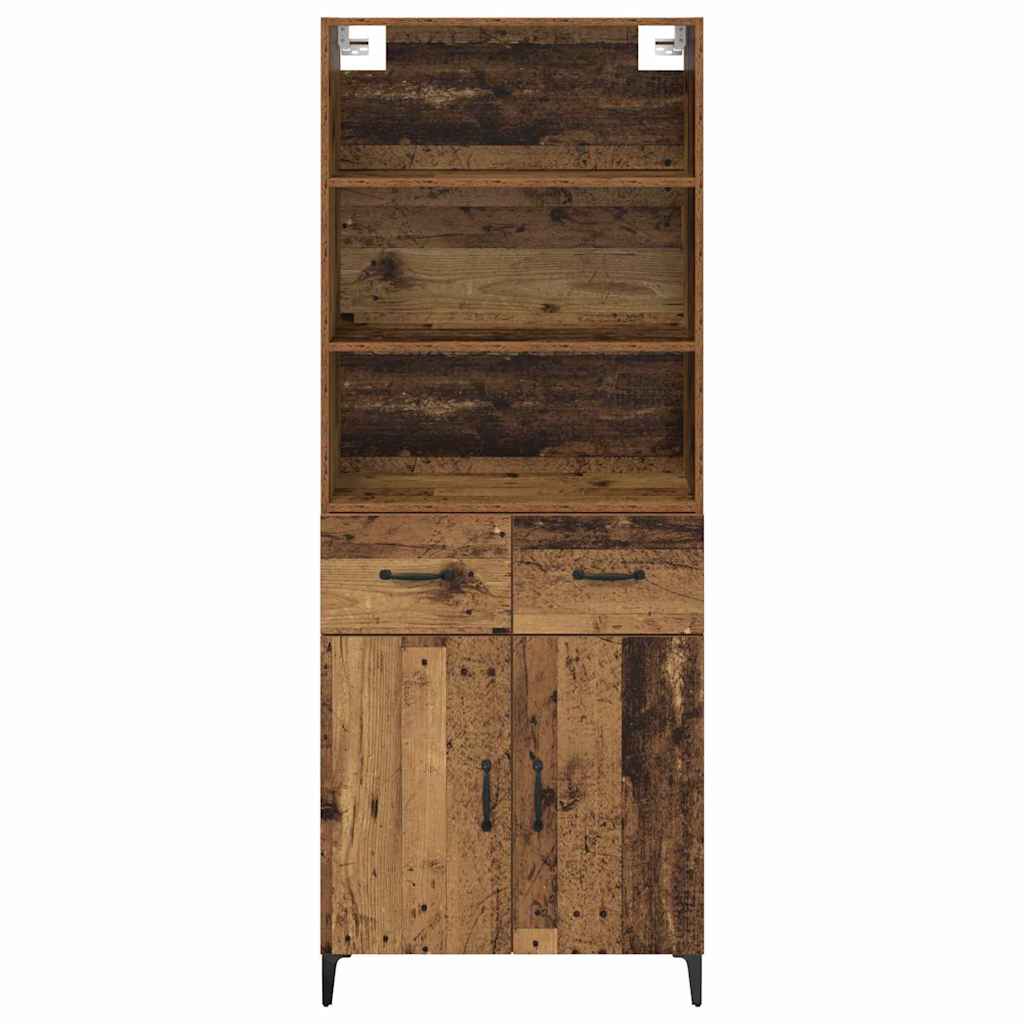 Bufet cu sertar Lemn Vechi 69,5 x 34 x 180 cm Lemn compozit — imaginea 9