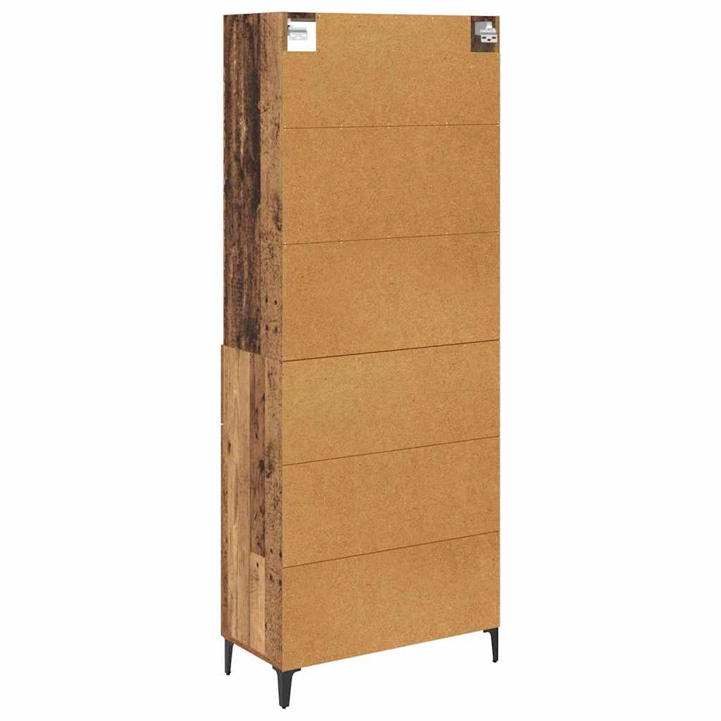 Bufet cu sertar Lemn Vechi 69,5 x 34 x 180 cm Lemn compozit — imaginea 11
