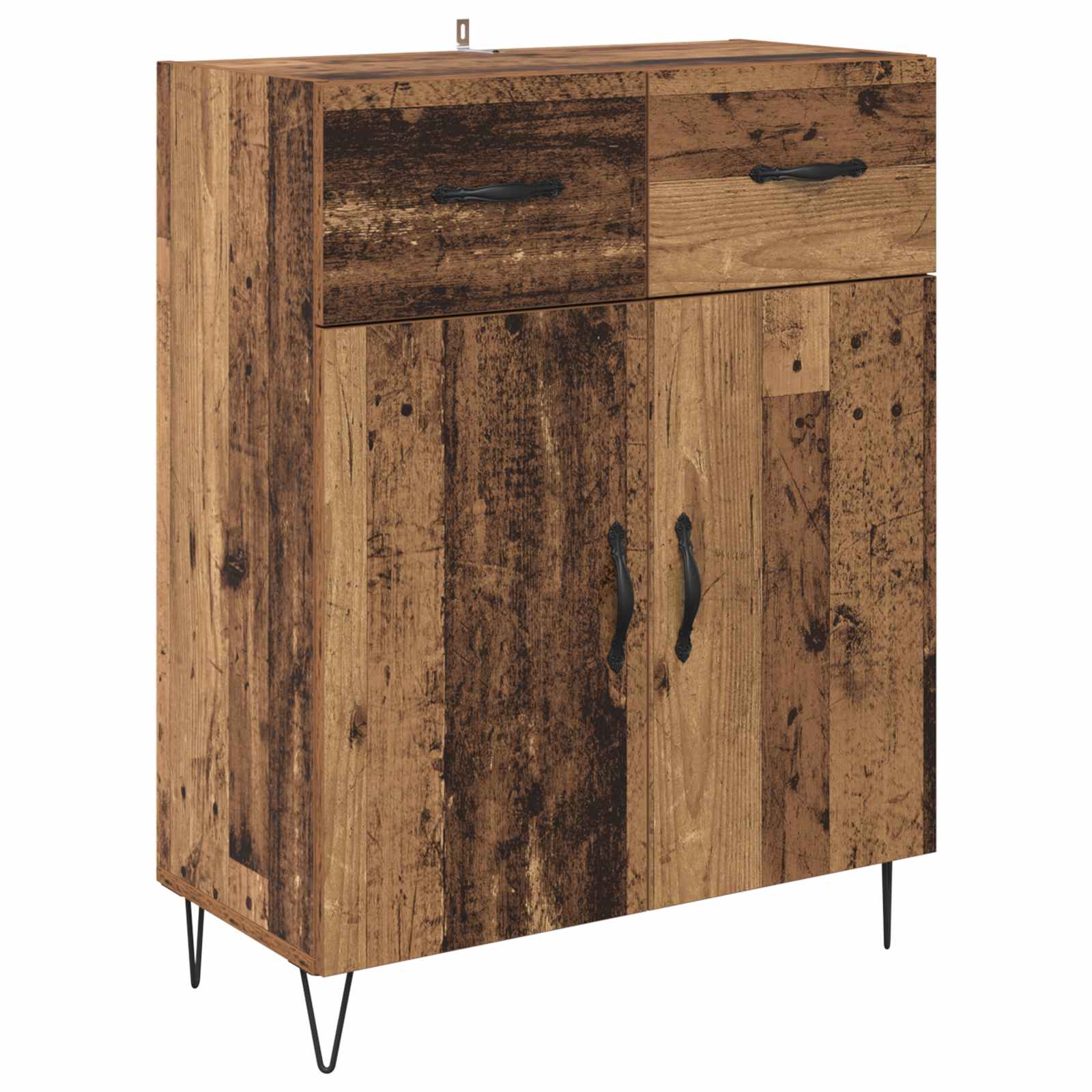 Bufet cu sertar Lemn Vechi 69,5 x 32,5 x 180 cm Lemn compozit — imaginea 6