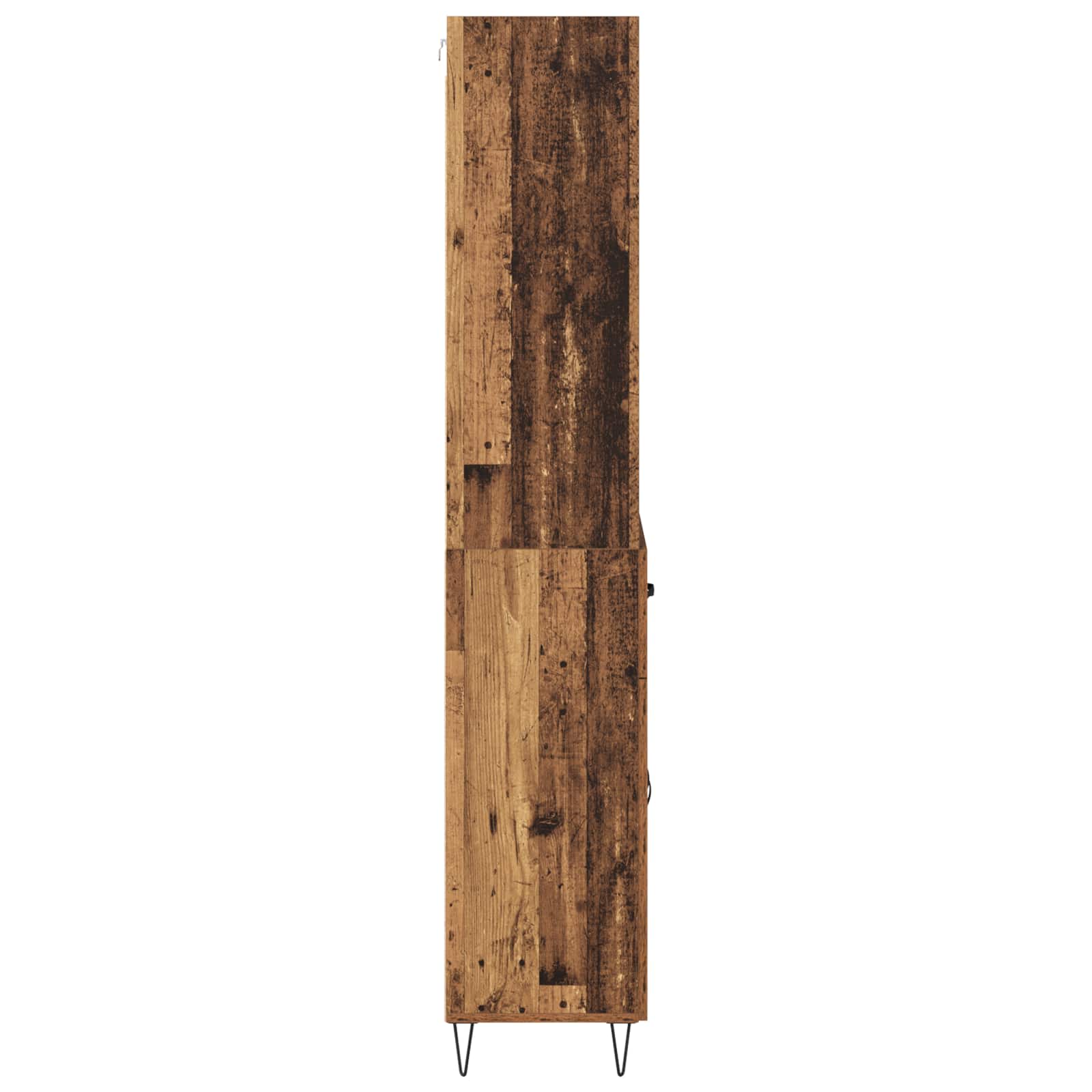 Bufet cu sertar Lemn Vechi 69,5 x 32,5 x 180 cm Lemn compozit — imaginea 9