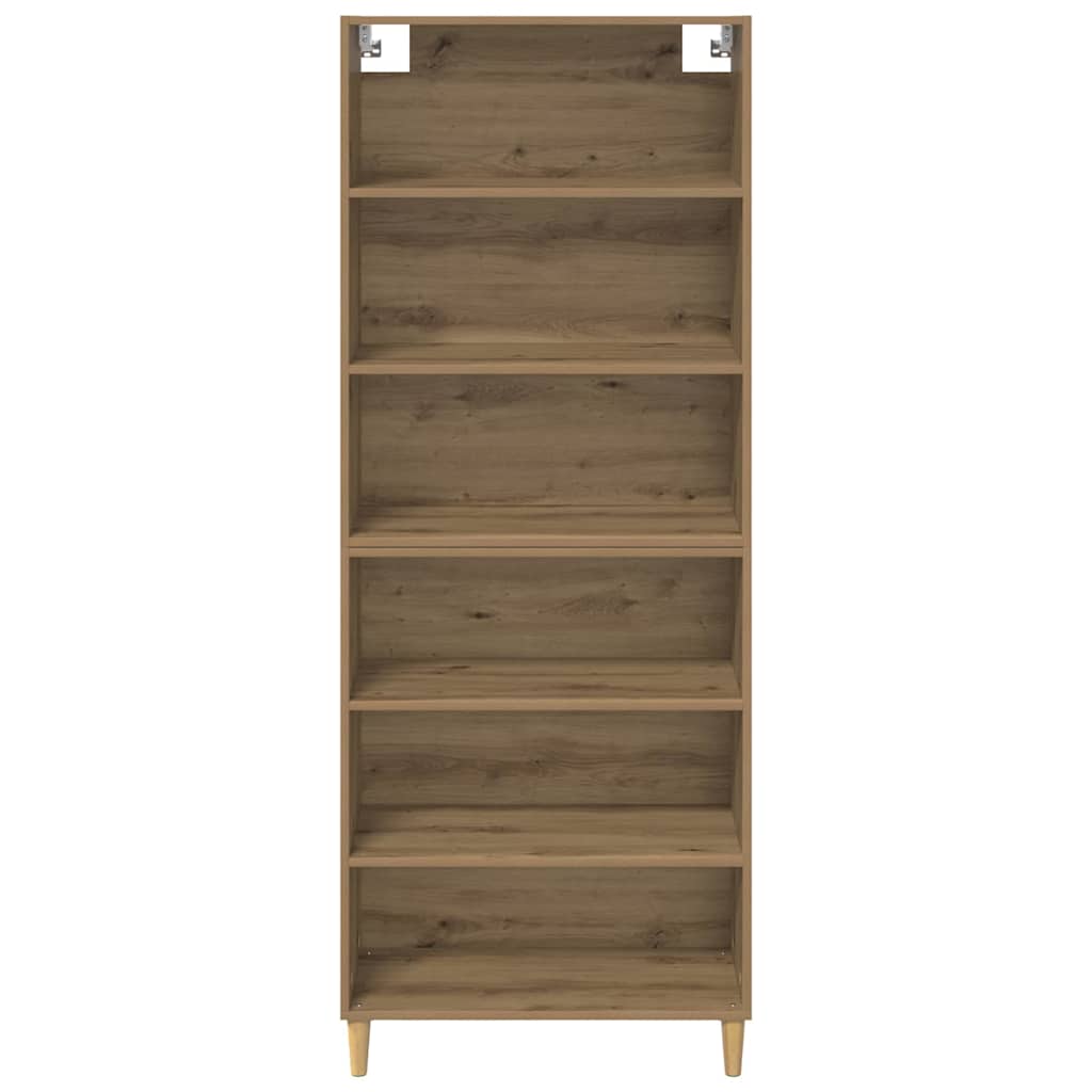 Bufet Stejar Artizanal 69,5 x 32,5 x 180 cm Lemn compozit — imaginea 8