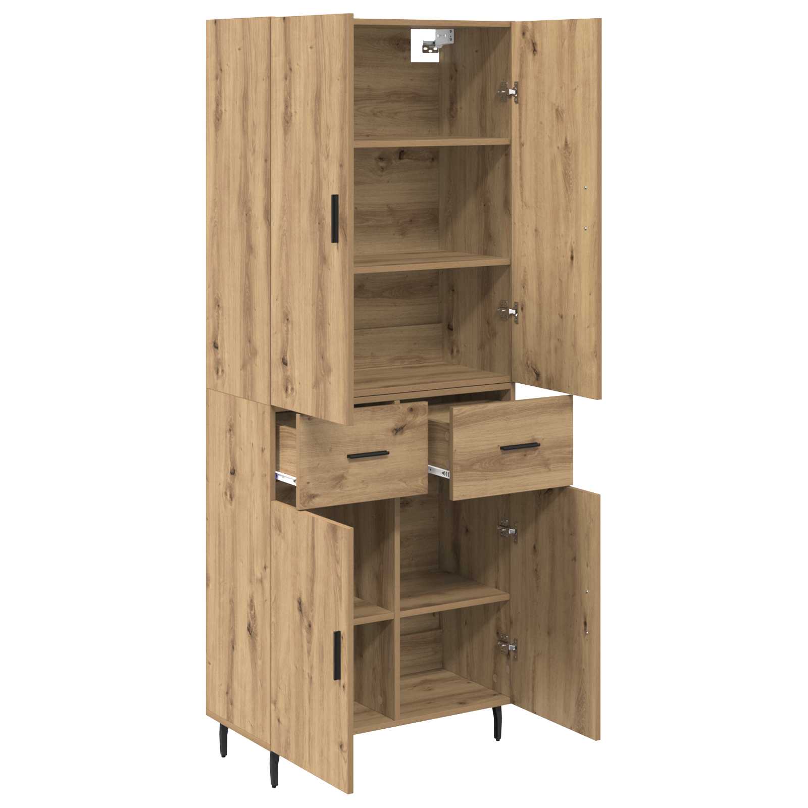 Bufet cu sertar Stejar Artizanal 69,5 x 34 x 180 cm — imaginea 5