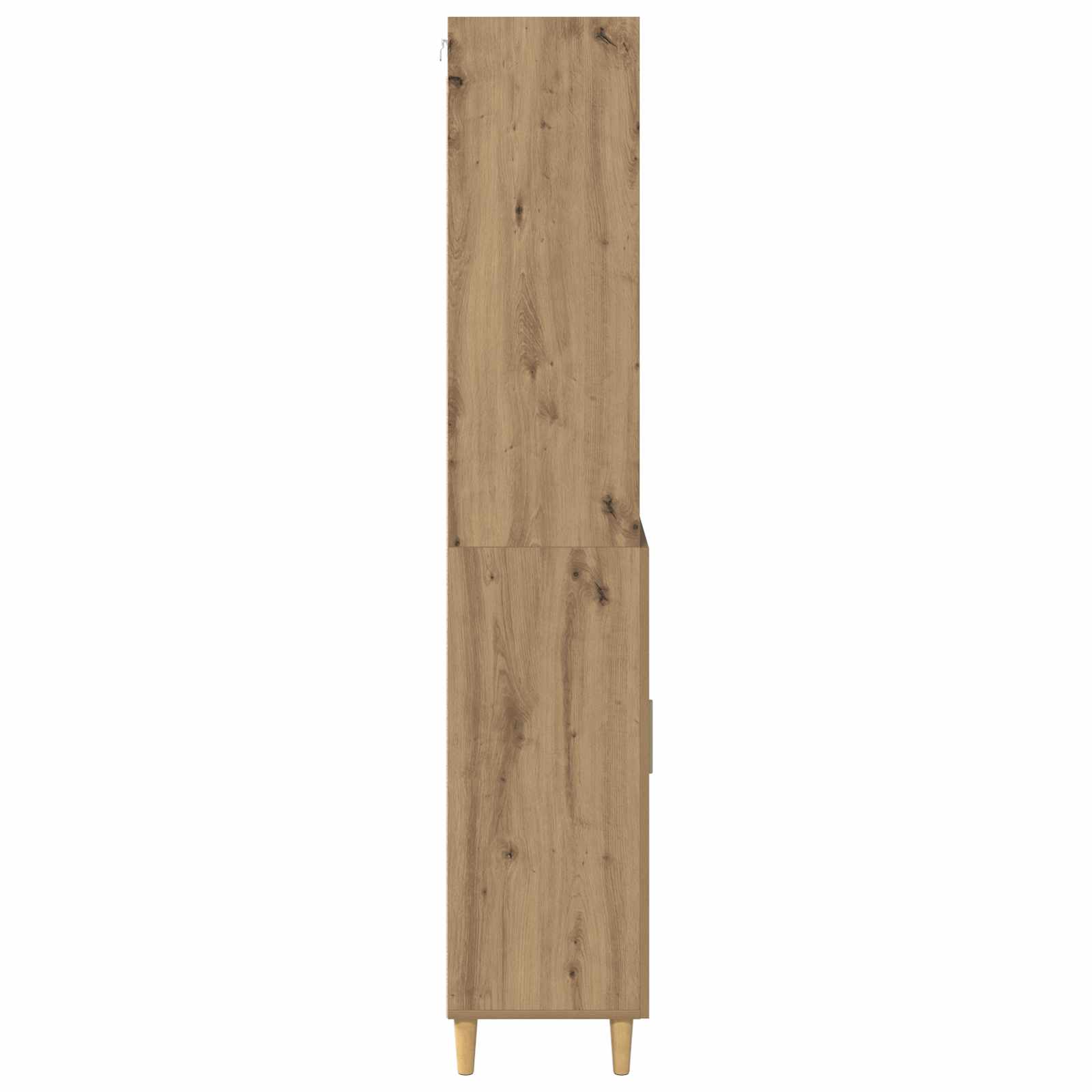 Bufet Stejar Artizanal 69,5 x 32,5 x 180 cm Lemn compozit — imaginea 9
