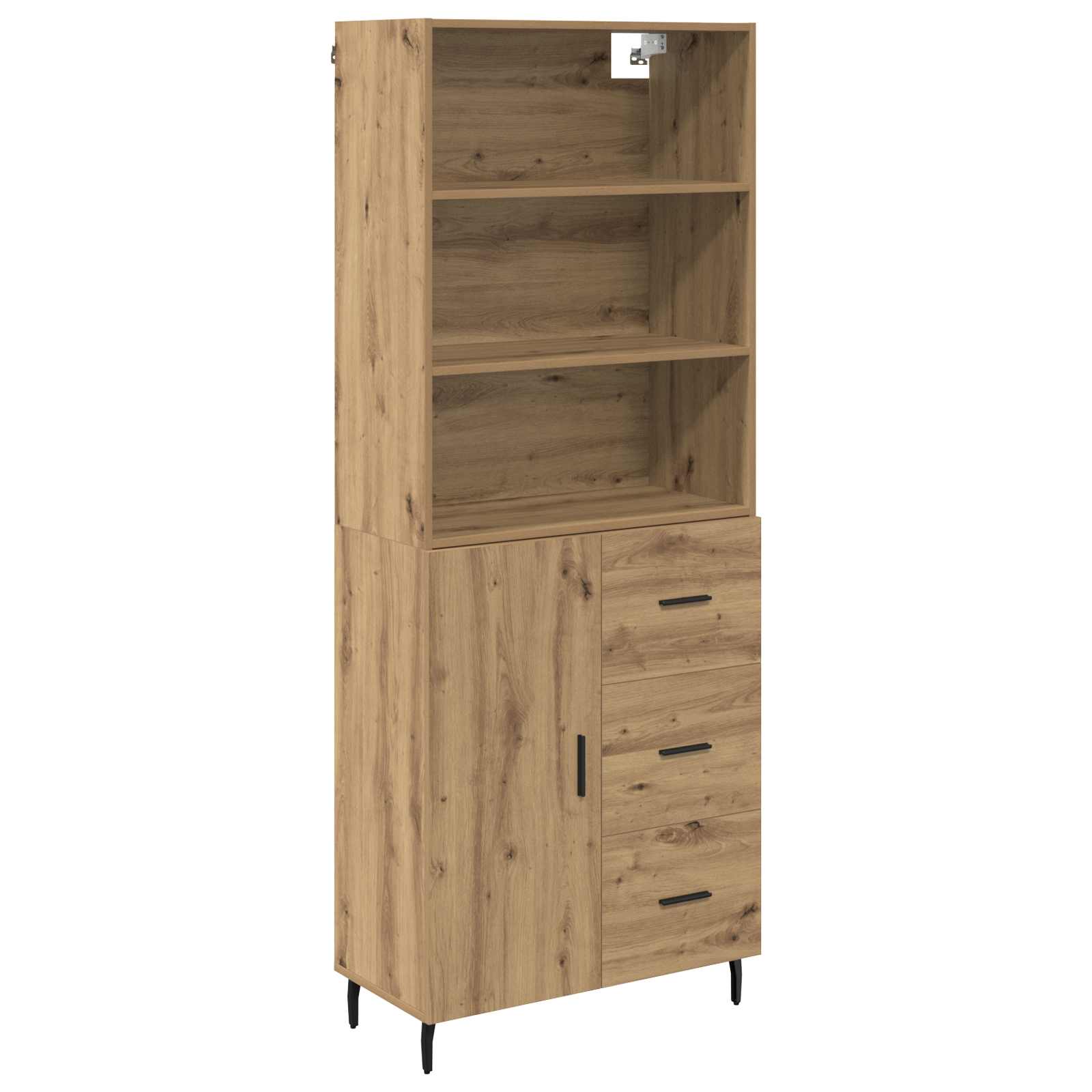 Bufet cu sertar Stejar Artizanal 69,5 x 34 x 180 cm