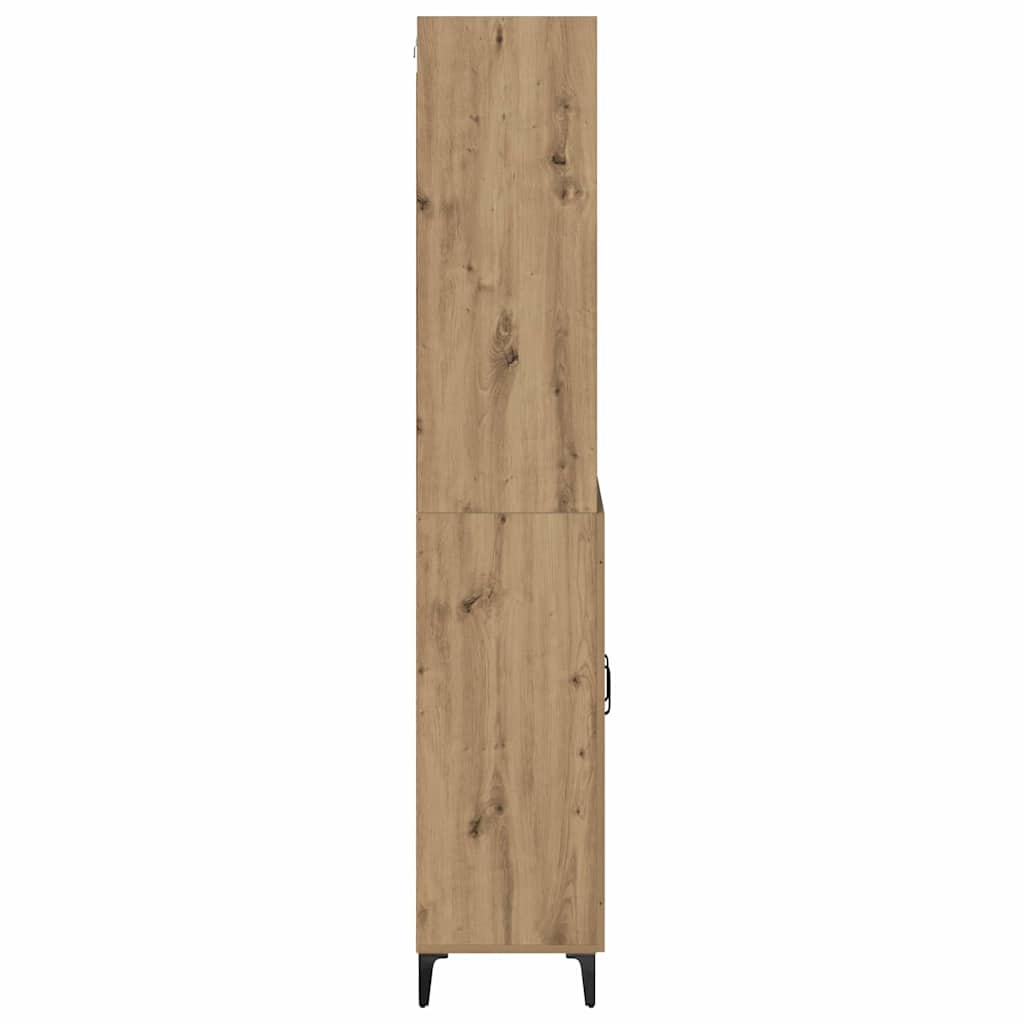 Bufet Stejar Artizanal 69,5 x 34 x 180 cm Lemn compozit — imaginea 10
