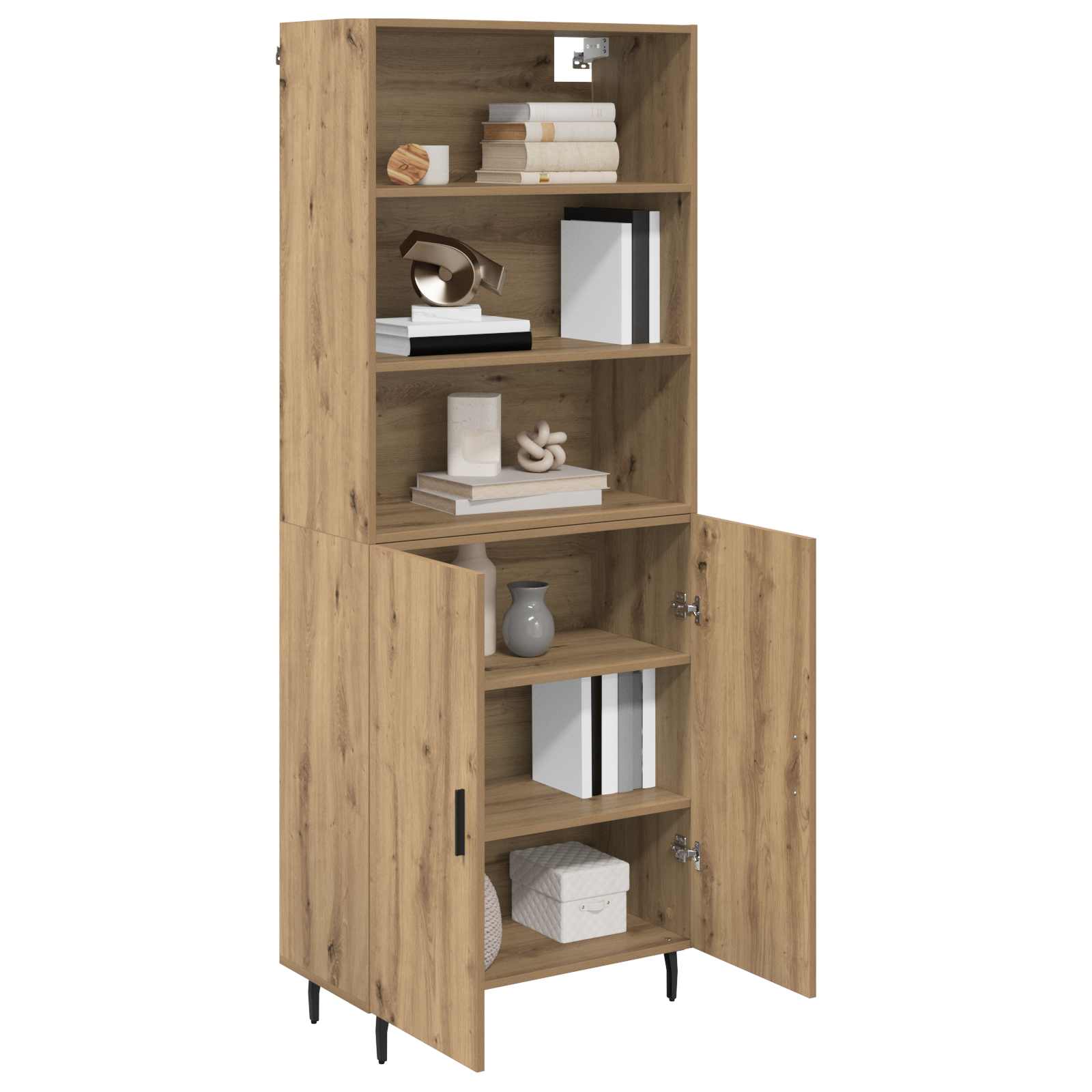 Bufet Stejar Artizanal 69,5 x 34 x 180 cm — imaginea 3