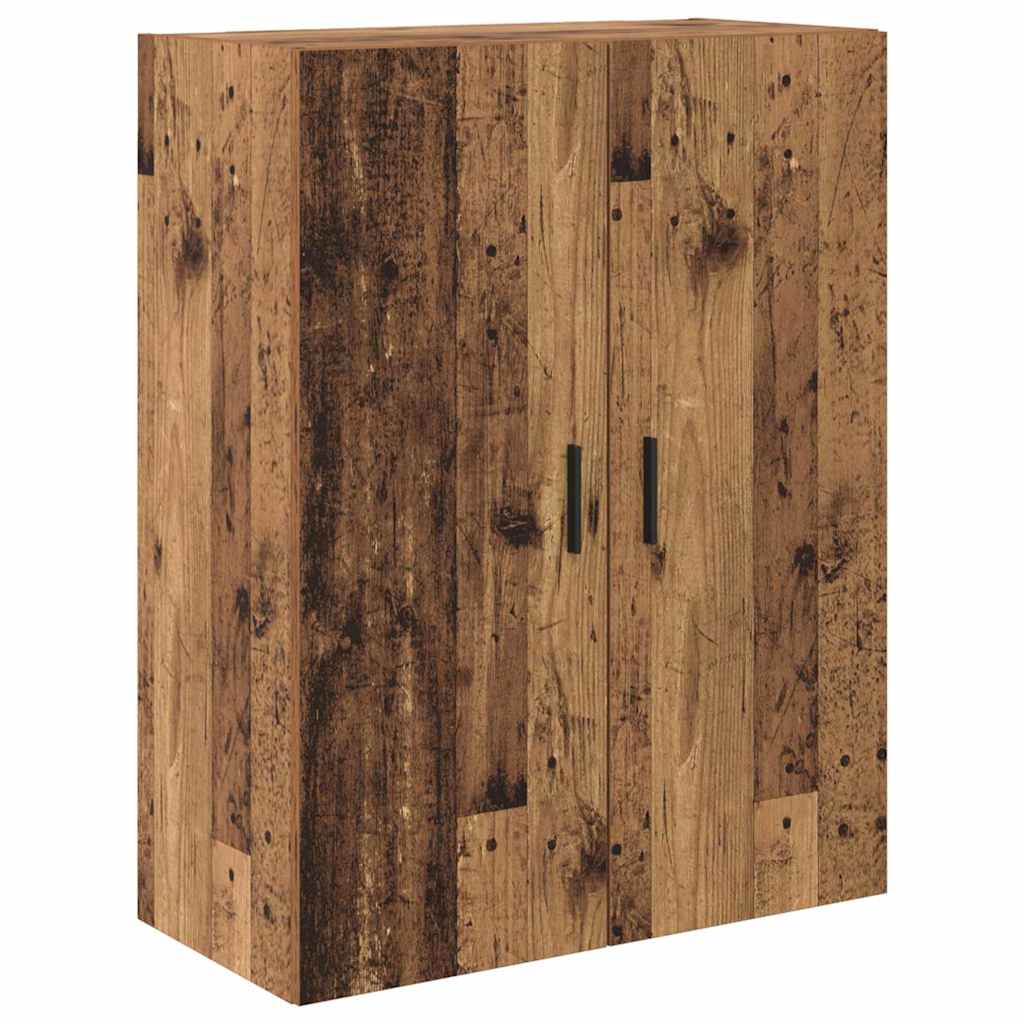 Bufet Lemn Vechi 69,5 x 34 x 180 cm Lemn Stratificat si Sticla — imaginea 8