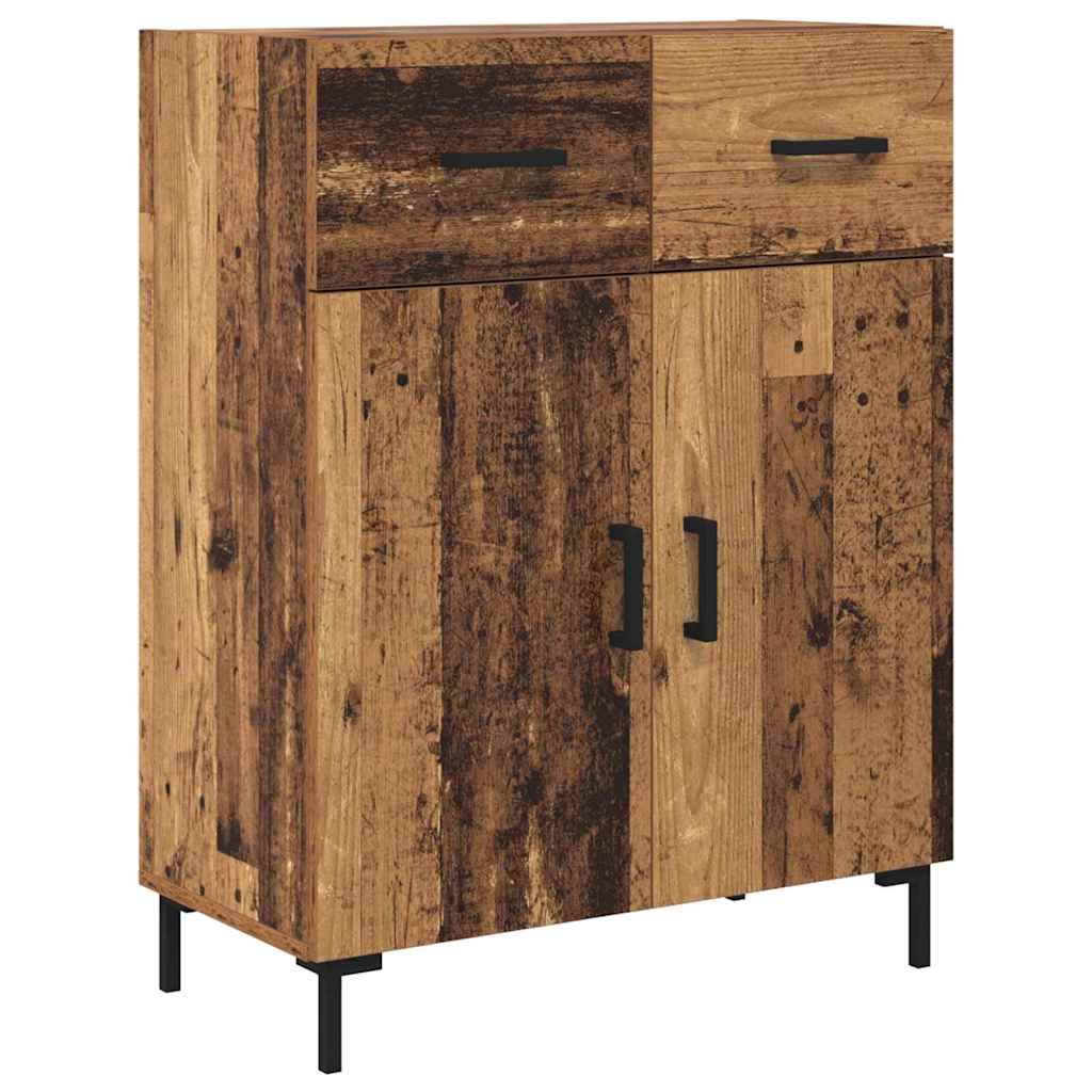 Bufet cu sertar Lemn Vechi 69,5 x 32,5 x 180 cm Lemn compozit — imaginea 7