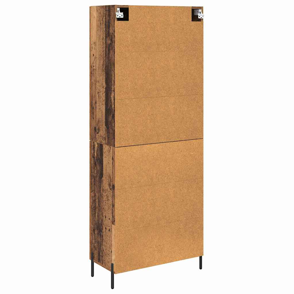 Bufet 2 pcs Lemn Vechi Lemn compozit — imaginea 11