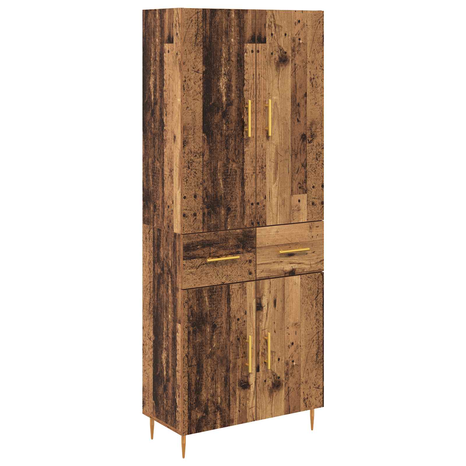Bufet Pe perete Lemn Vechi 69,5 x 34 x 180 cm Lemn compozit