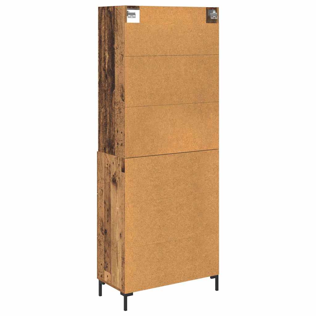 Bufet cu sertar Lemn Vechi 69,5 x 32,5 x 180 cm Lemn compozit — imaginea 3