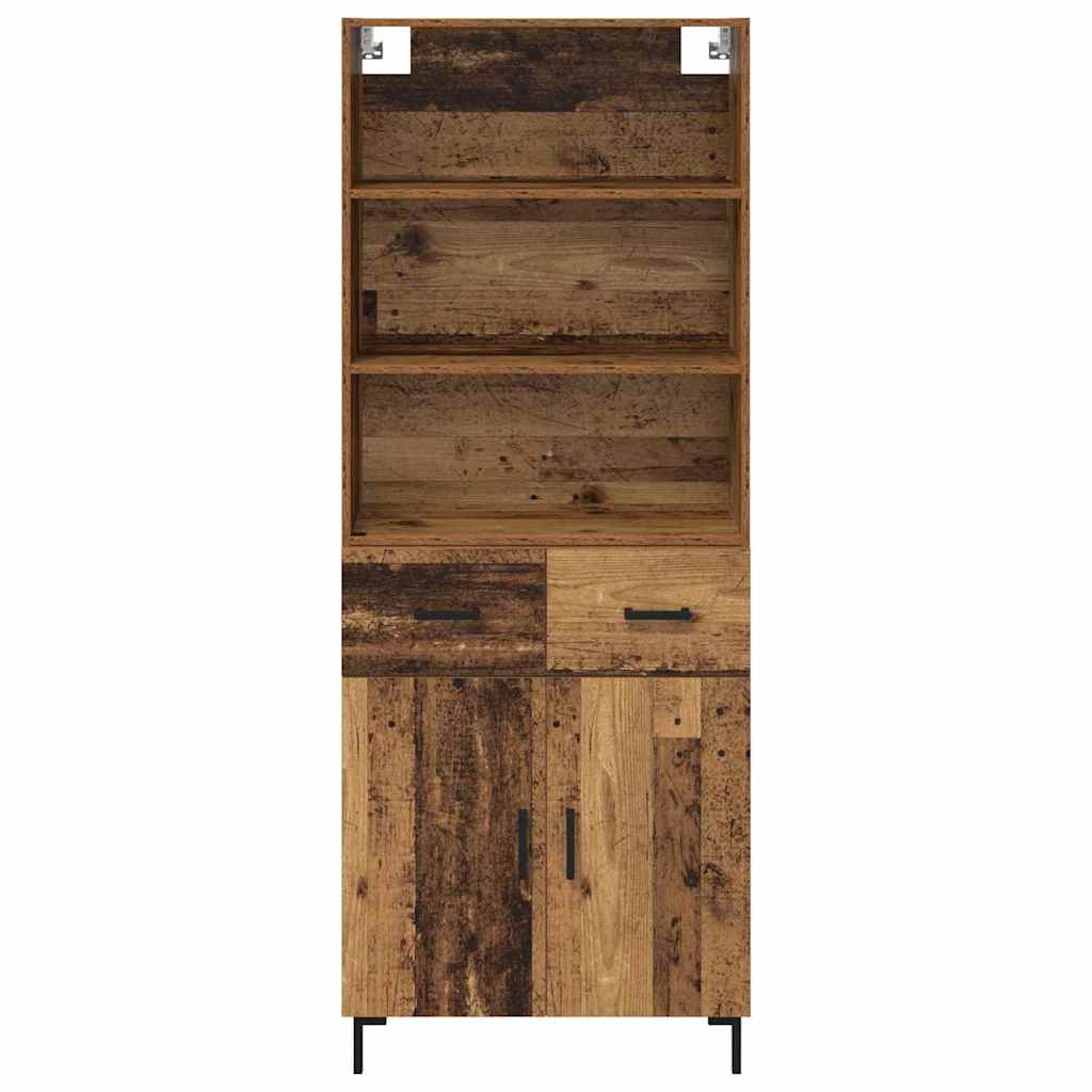 Bufet cu sertar Lemn Vechi 69,5 x 32,5 x 180 cm Lemn compozit — imaginea 9