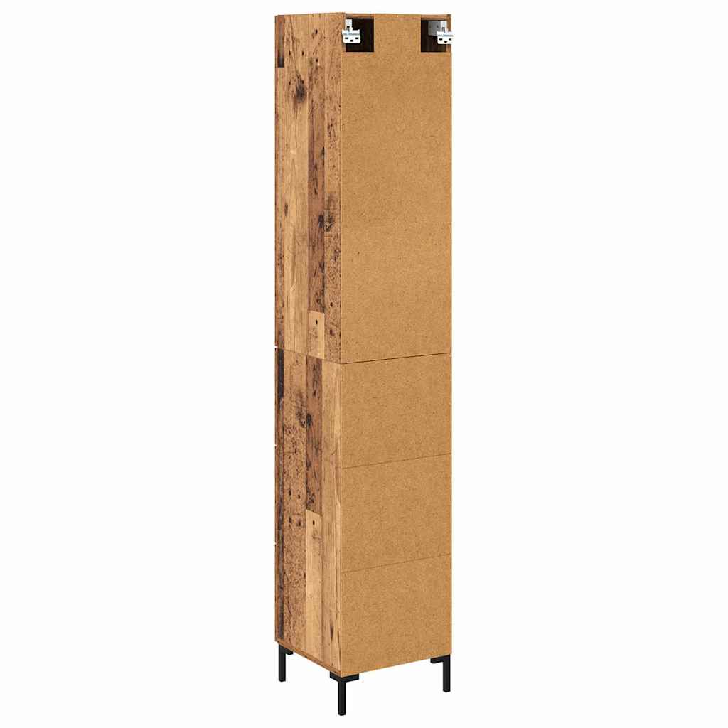 Bufet cu sertar Lemn Vechi 69,5 x 34 x 180 cm Lemn compozit — imaginea 3