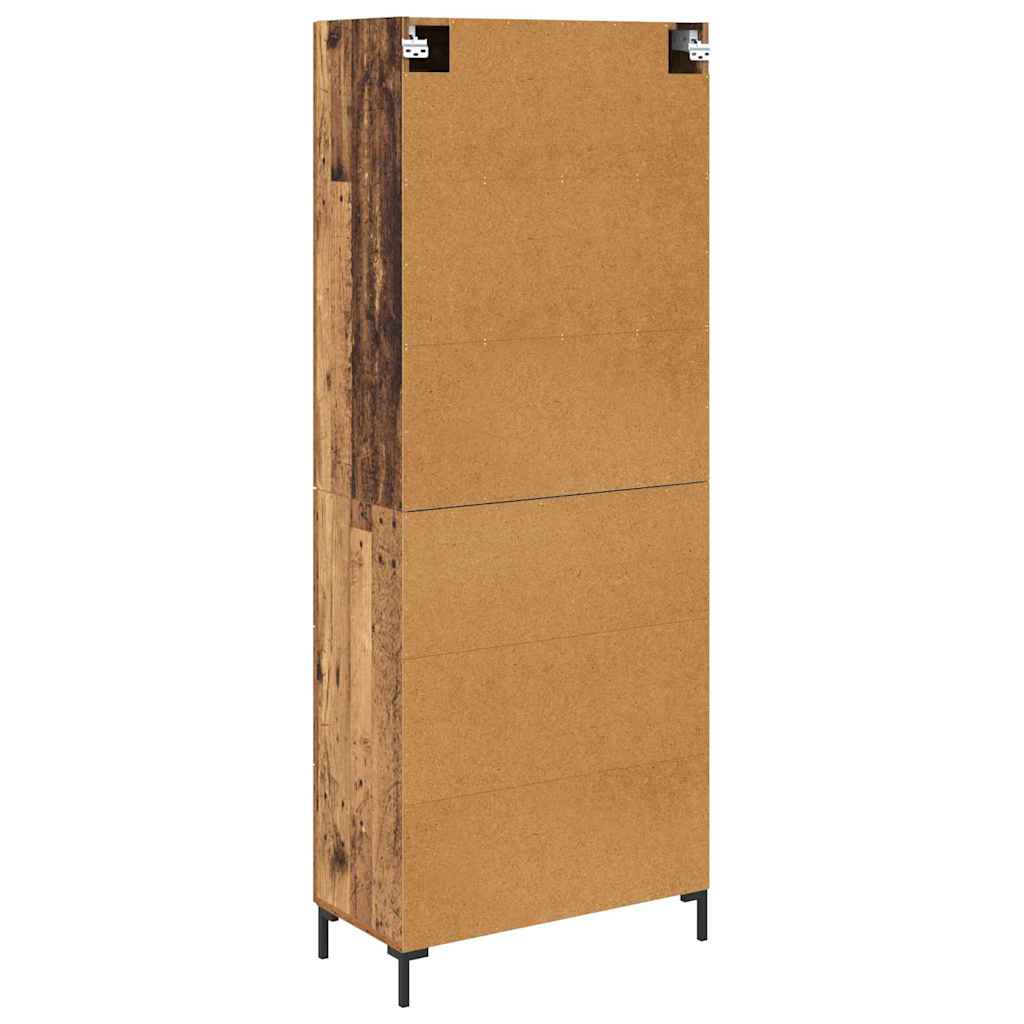 Bufet cu sertar Lemn Vechi 69,5 x 32,5 x 180 cm Lemn compozit — imaginea 11