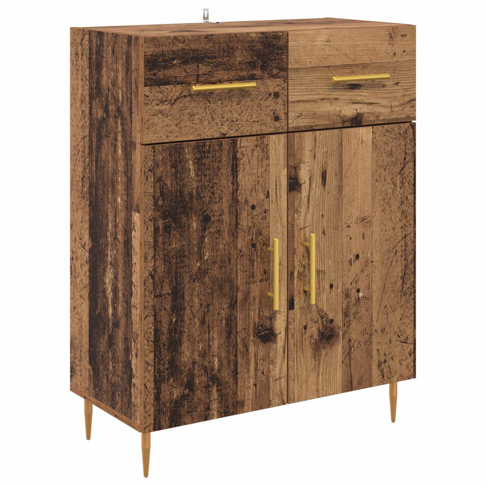 Bufet Pe perete Lemn Vechi 69,5 x 34 x 180 cm Lemn compozit — imaginea 6