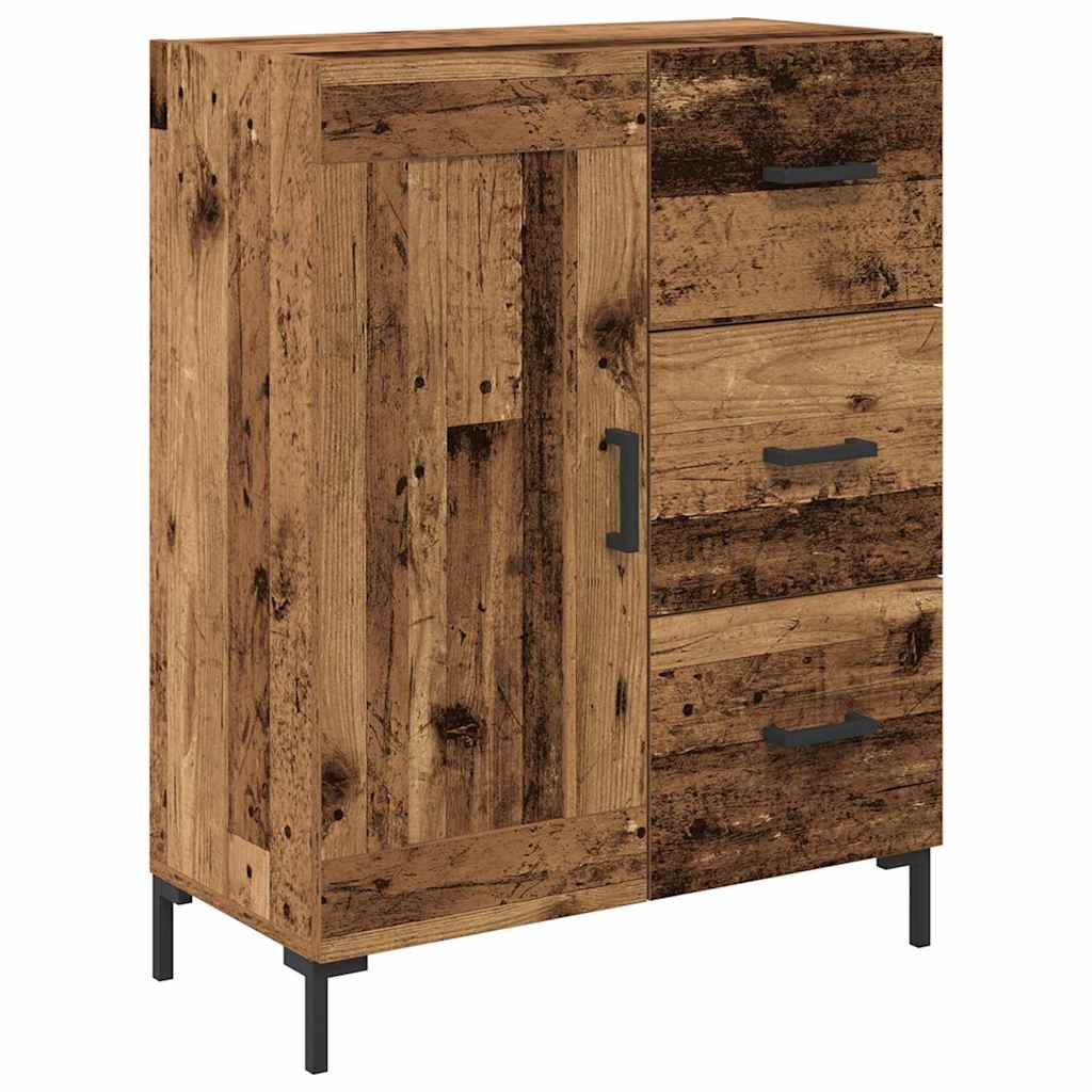 Bufet cu sertar Lemn Vechi 69,5 x 32,5 x 180 cm Lemn compozit — imaginea 7