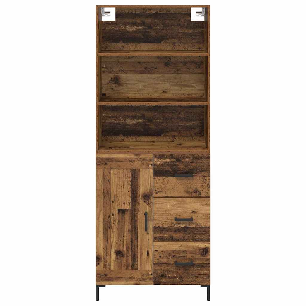 Bufet cu sertar Lemn Vechi 69,5 x 32,5 x 180 cm Lemn compozit — imaginea 9