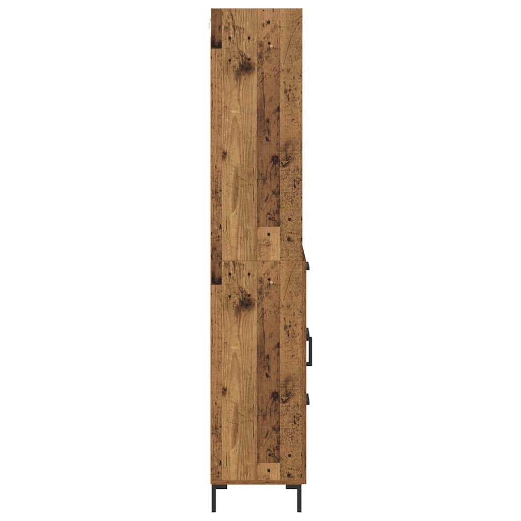 Bufet cu sertar Lemn Vechi 69,5 x 32,5 x 180 cm Lemn compozit — imaginea 10