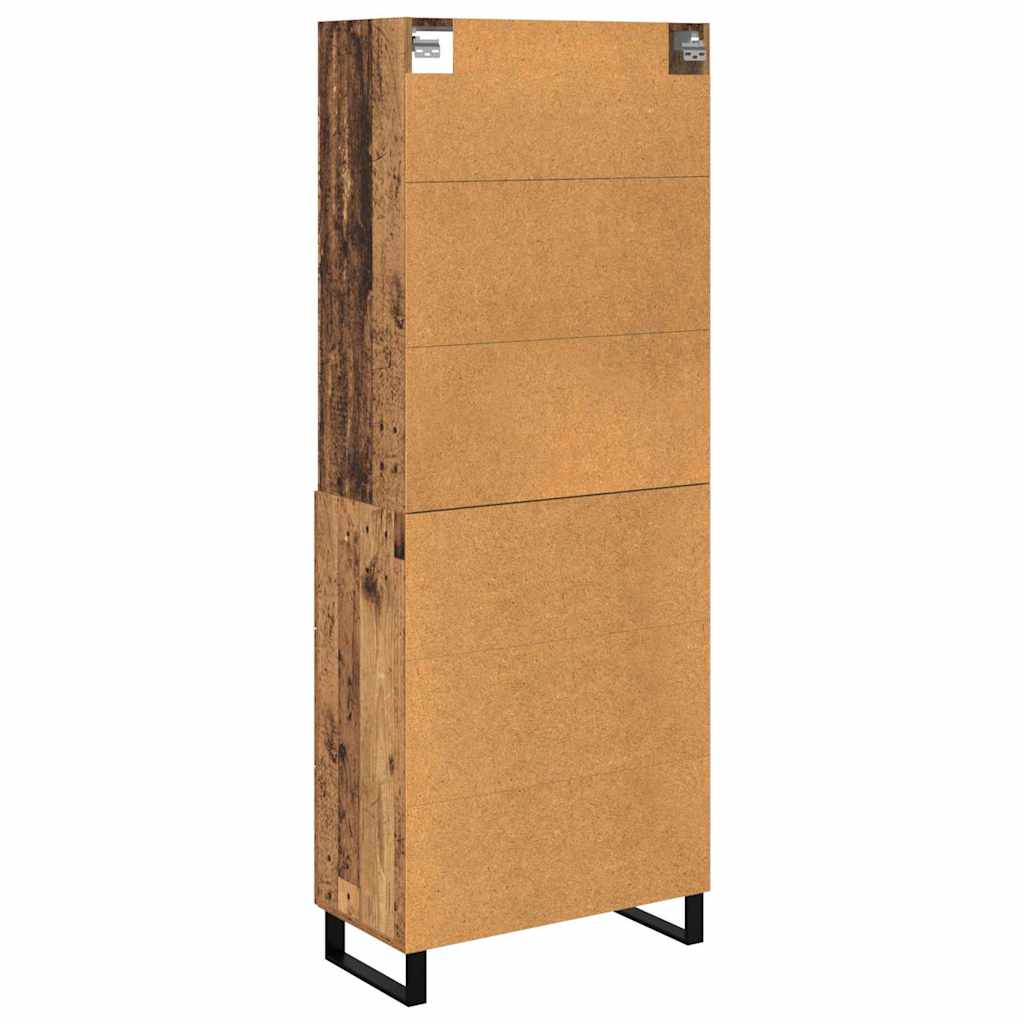 Bufet Pe perete Lemn vechi 69,5 x 34 x 180 cm Lemn compozit — imaginea 3