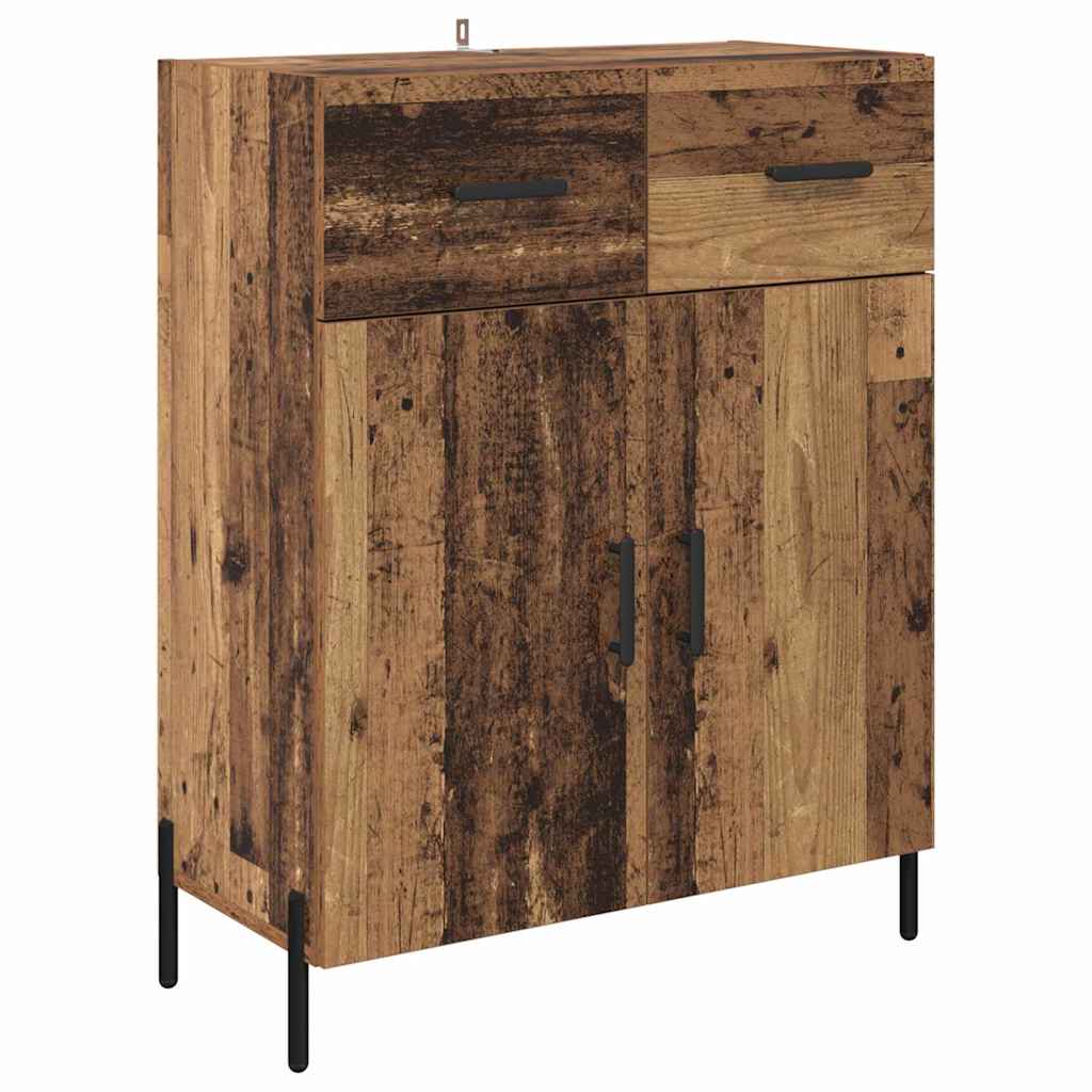 Bufet cu sertar Lemn Vechi 69,5 x 32,5 x 180 cm Lemn compozit — imaginea 7