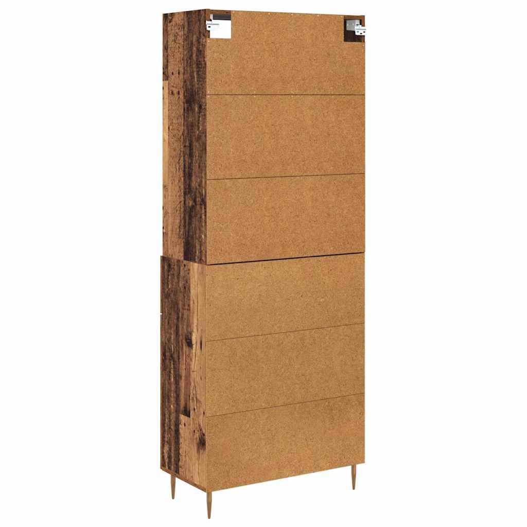 Bufet cu sertar Lemn Vechi 69,5 x 32,5 x 180 cm Lemn compozit — imaginea 11