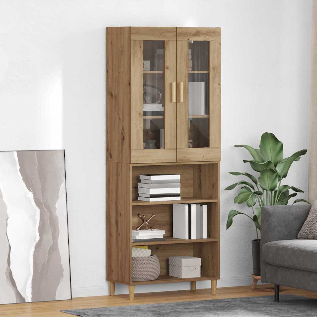 Bufet Stejar Artizanal 69,5 x 34 x 180 cm — imaginea 2