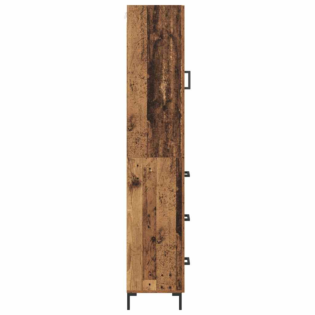 Bufet cu sertar Lemn Vechi 69,5 x 34 x 180 cm Lemn compozit — imaginea 10