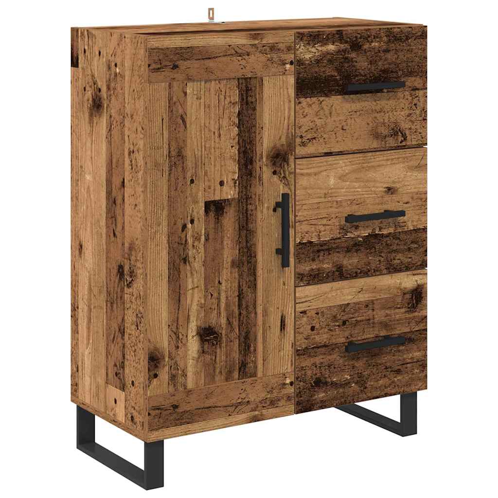 Bufet Pe perete Lemn vechi 69,5 x 34 x 180 cm Lemn compozit — imaginea 7