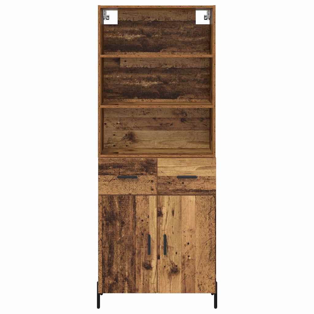 Bufet cu sertar Lemn Vechi 69,5 x 32,5 x 180 cm Lemn compozit — imaginea 9