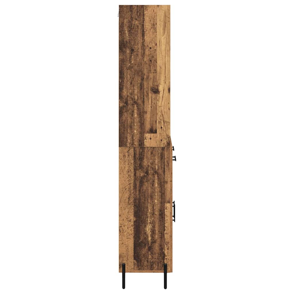 Bufet cu sertar Lemn Vechi 69,5 x 32,5 x 180 cm Lemn compozit — imaginea 10