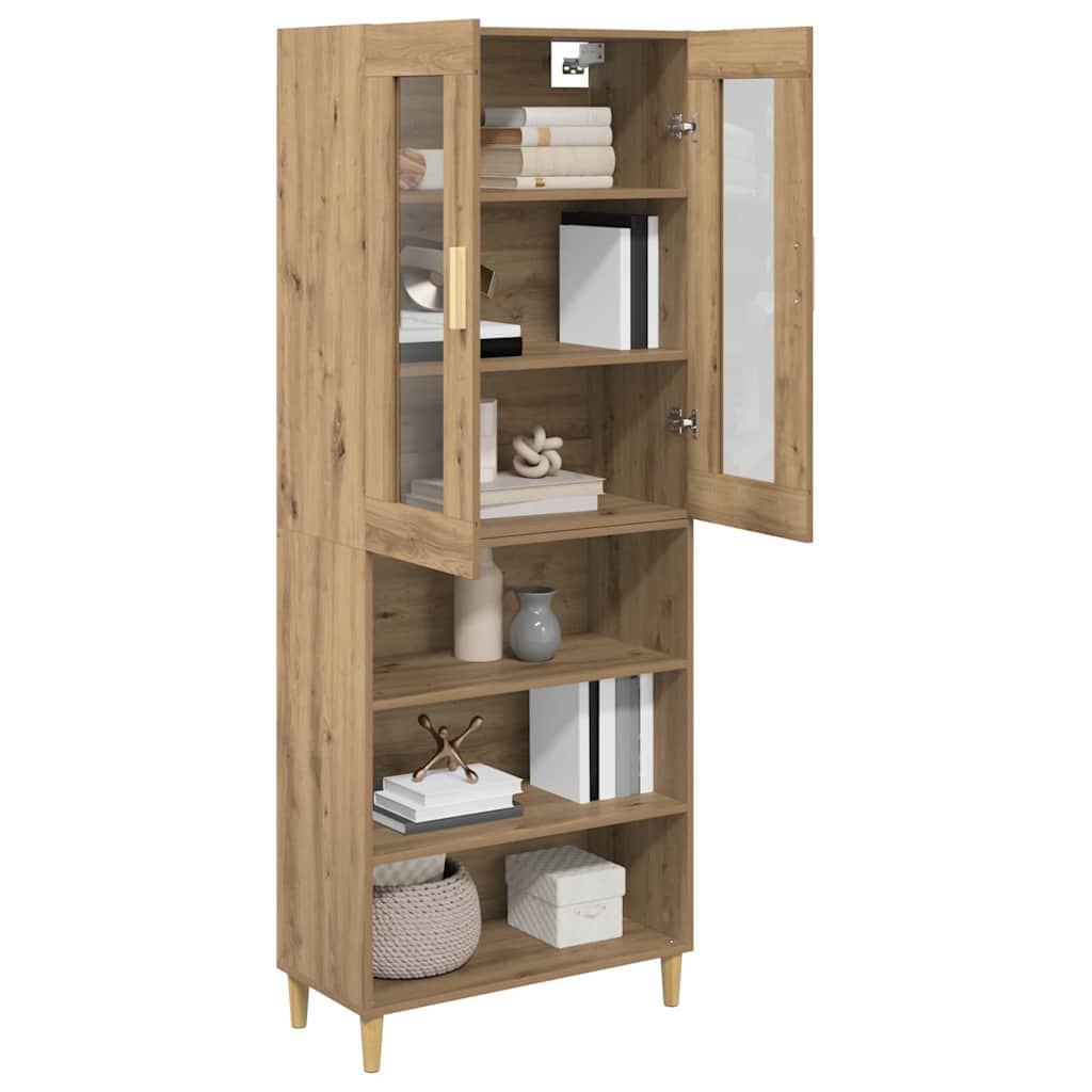 Bufet Stejar Artizanal 69,5 x 34 x 180 cm — imaginea 4