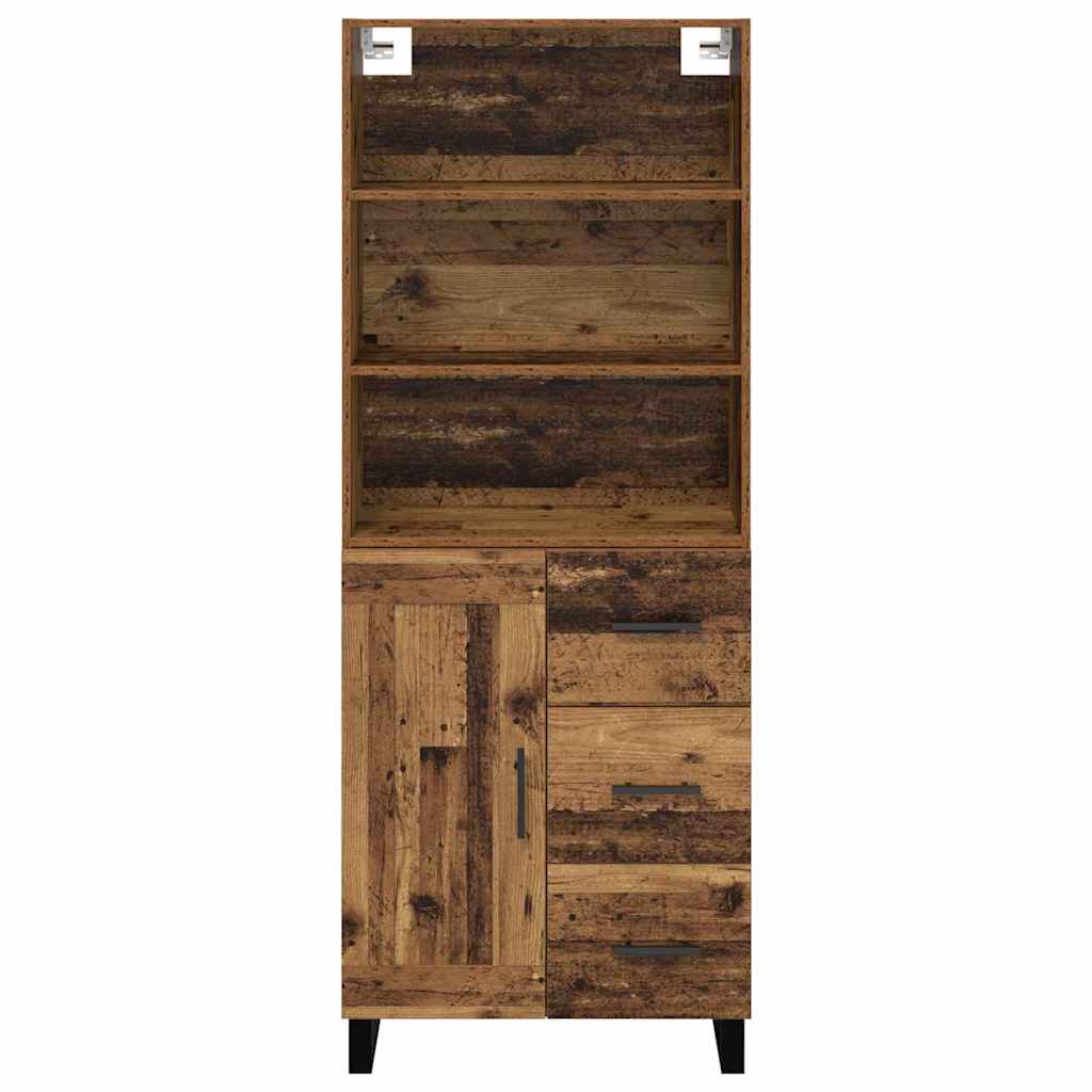 Bufet Pe perete Lemn vechi 69,5 x 34 x 180 cm Lemn compozit — imaginea 9