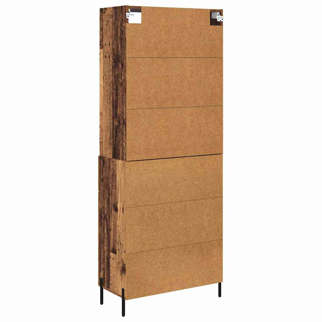 Bufet cu sertar Lemn Vechi 69,5 x 32,5 x 180 cm Lemn compozit — imaginea 11