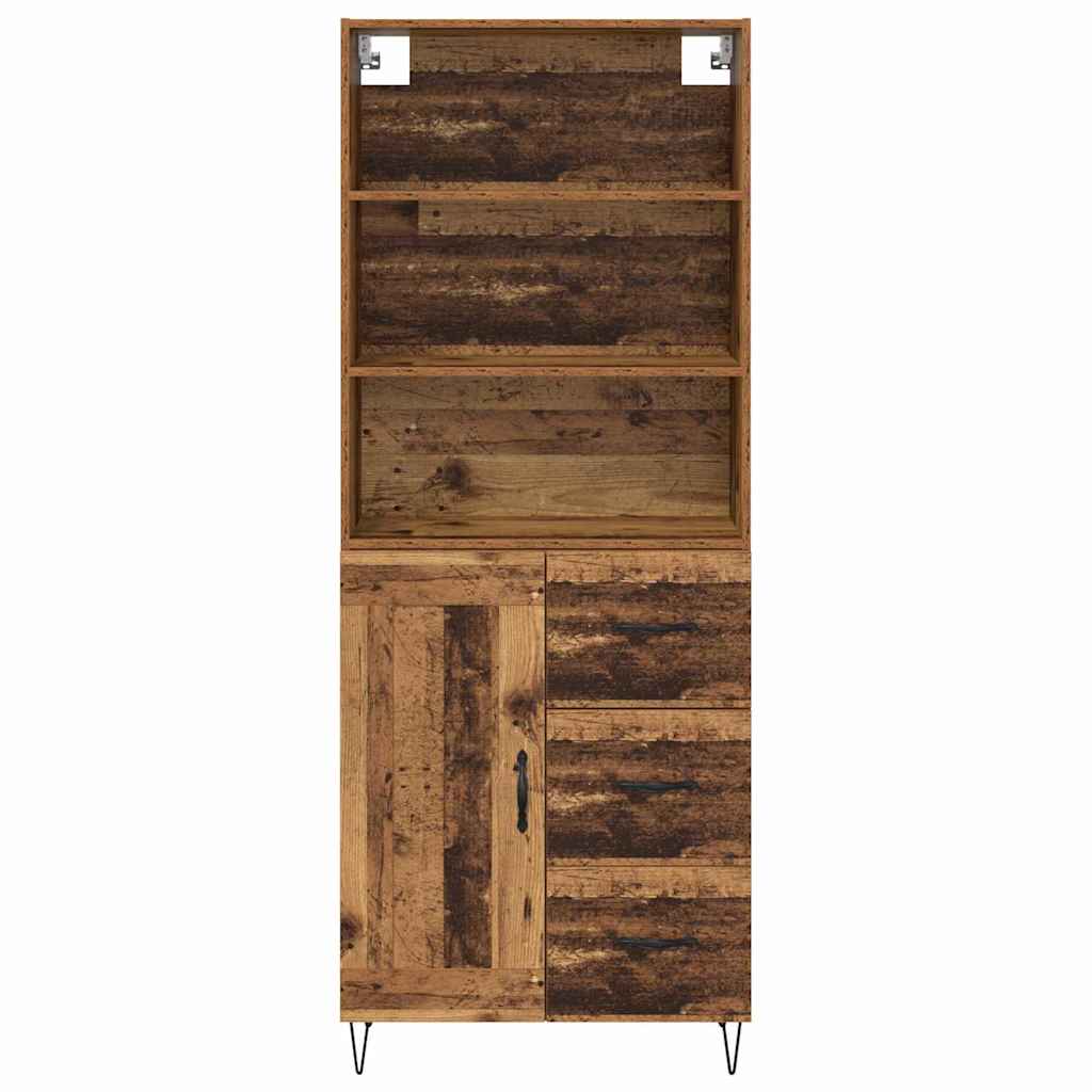 Bufet cu sertar Lemn Vechi 69,5 x 32,5 x 180 cm Lemn compozit — imaginea 9