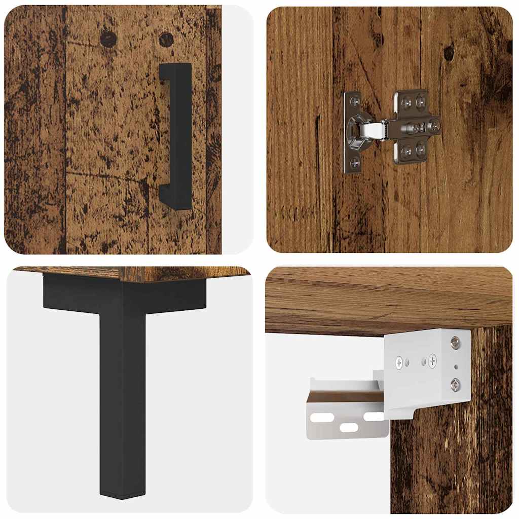 Bufet Lemn Vechi 69,5 x 32,5 x 180 cm Lemn compozit — imaginea 12