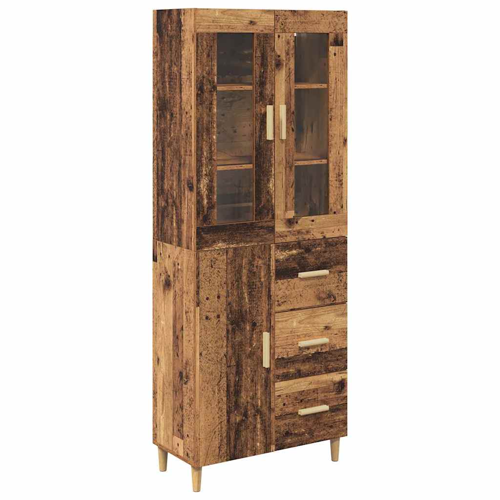 Bufet cu sertar Lemn Vechi 69,5 x 34 x 180 cm Lemn compozit