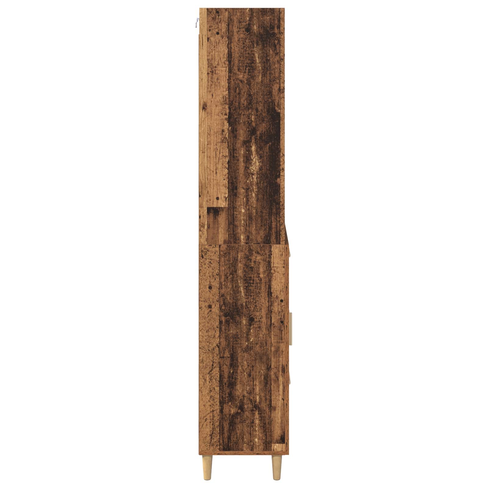 Bufet cu sertar Lemn Vechi 69,5 x 32,5 x 180 cm Lemn compozit — imaginea 9