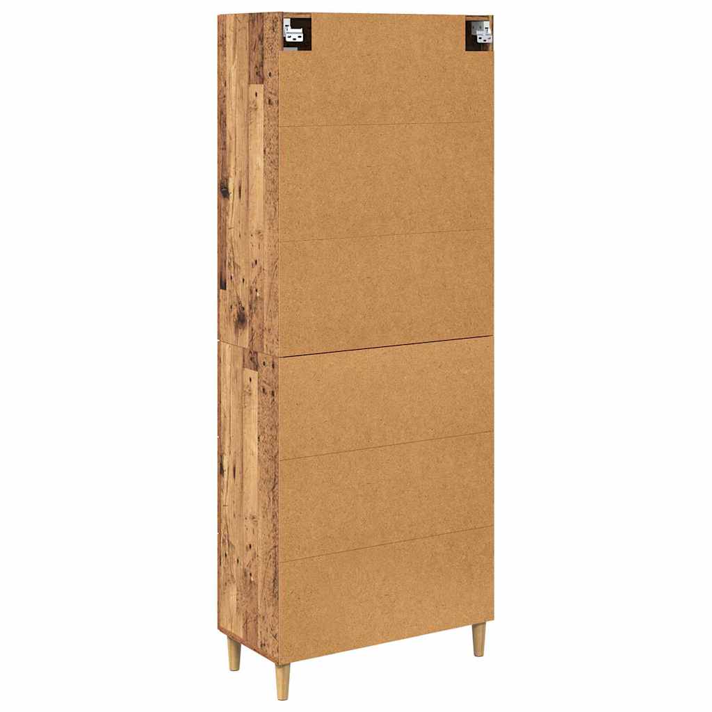 Bufet cu sertar Lemn Vechi 69,5 x 34 x 180 cm Lemn compozit — imaginea 3