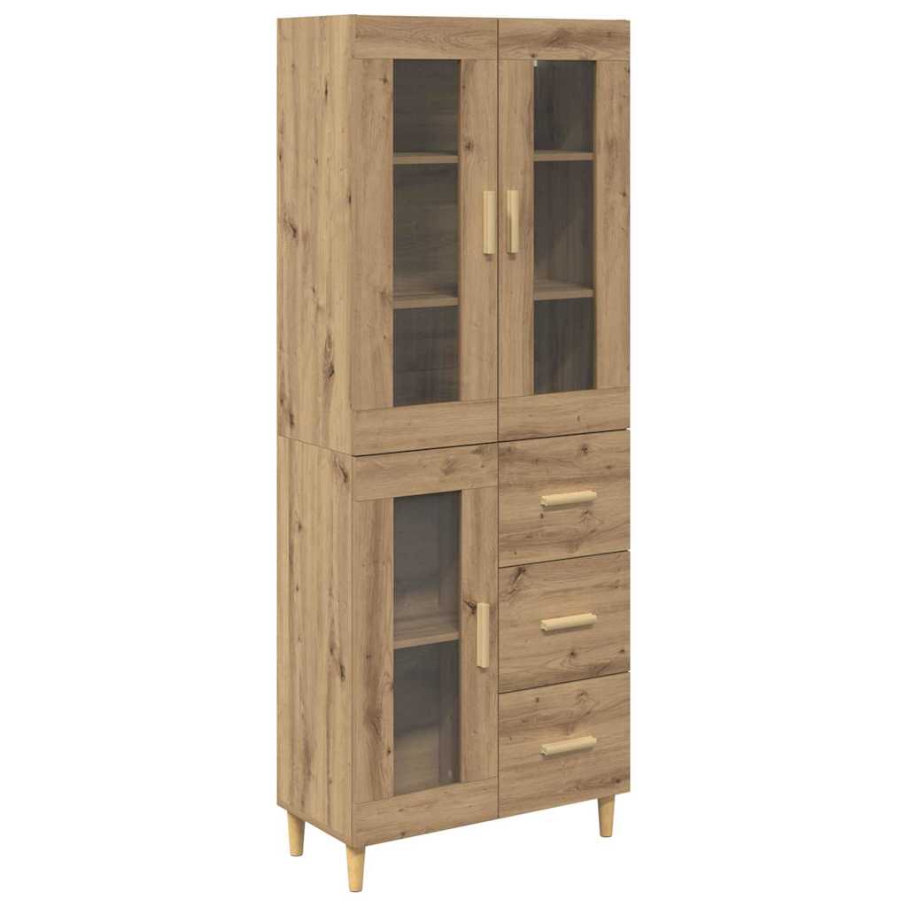 Bufet Stejar Artizanal 69,5 x 34 x 180 cm Lemn compozit