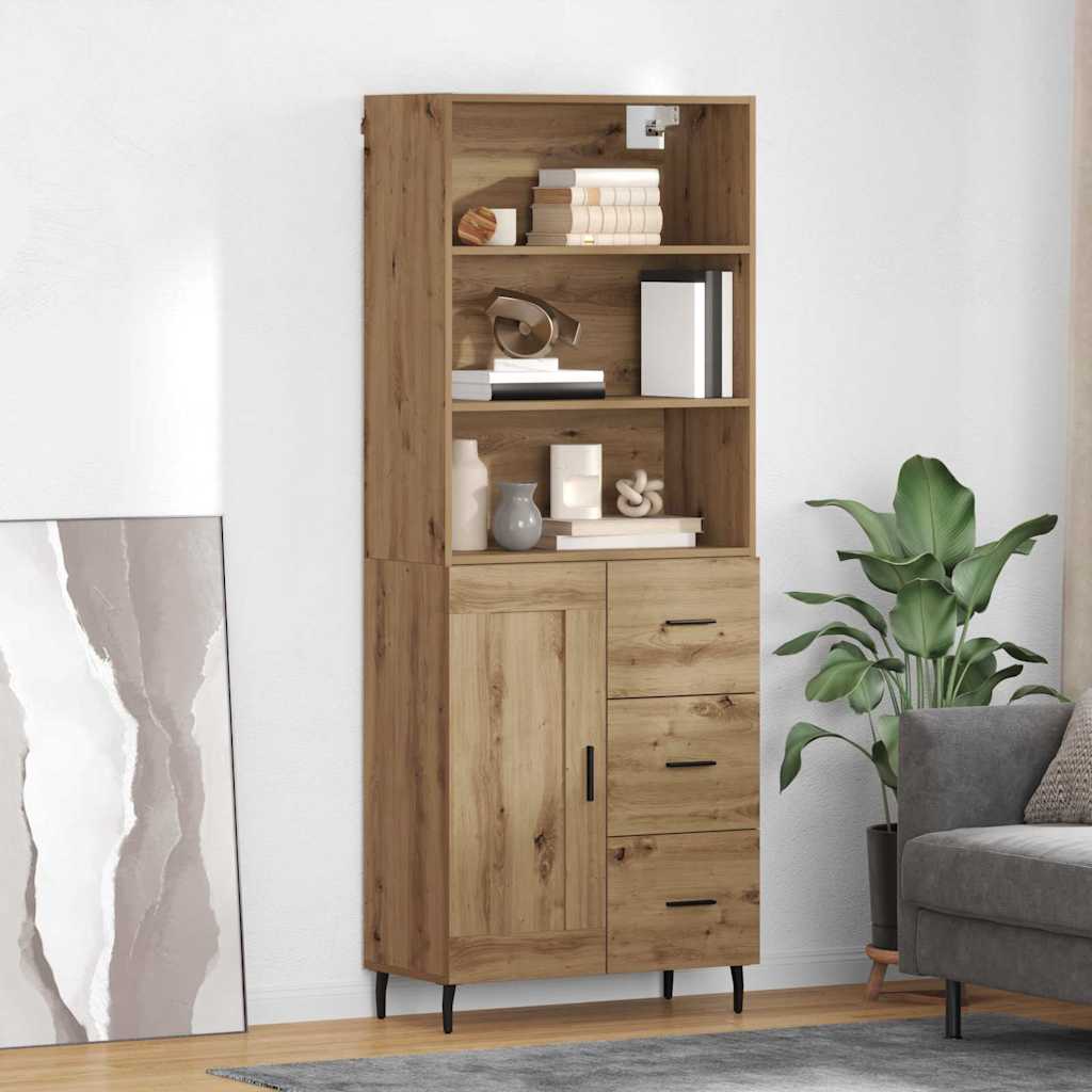 Bufet cu sertar Stejar Artizanal 69,5 x 34 x 180 cm — imaginea 2