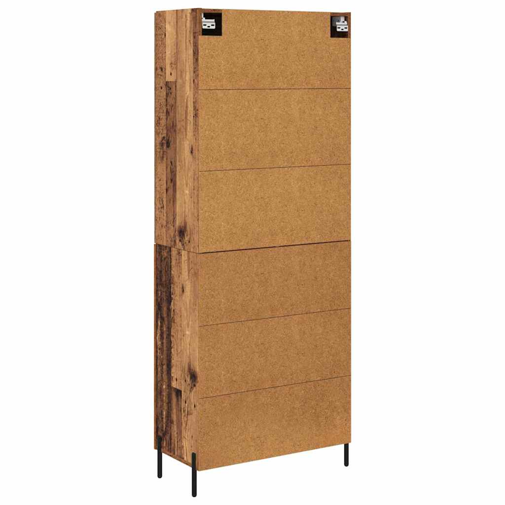 Bufet 2 pcs Lemn Vechi Lemn compozit — imaginea 11