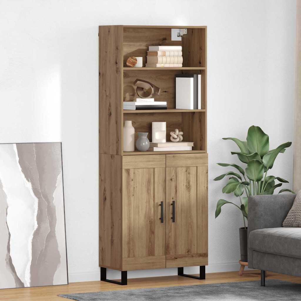 Bufet Stejar Artizanal 69,5 x 34 x 180 cm — imaginea 2