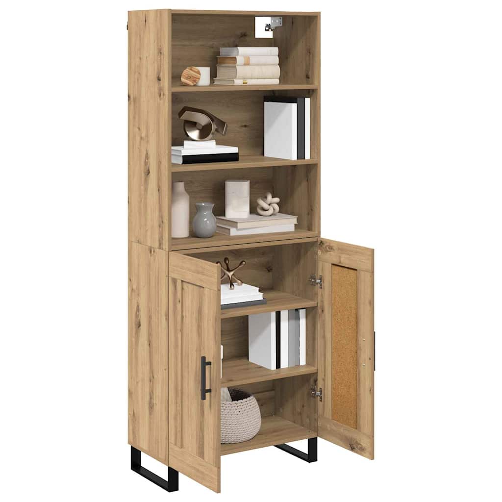Bufet Stejar Artizanal 69,5 x 34 x 180 cm — imaginea 4