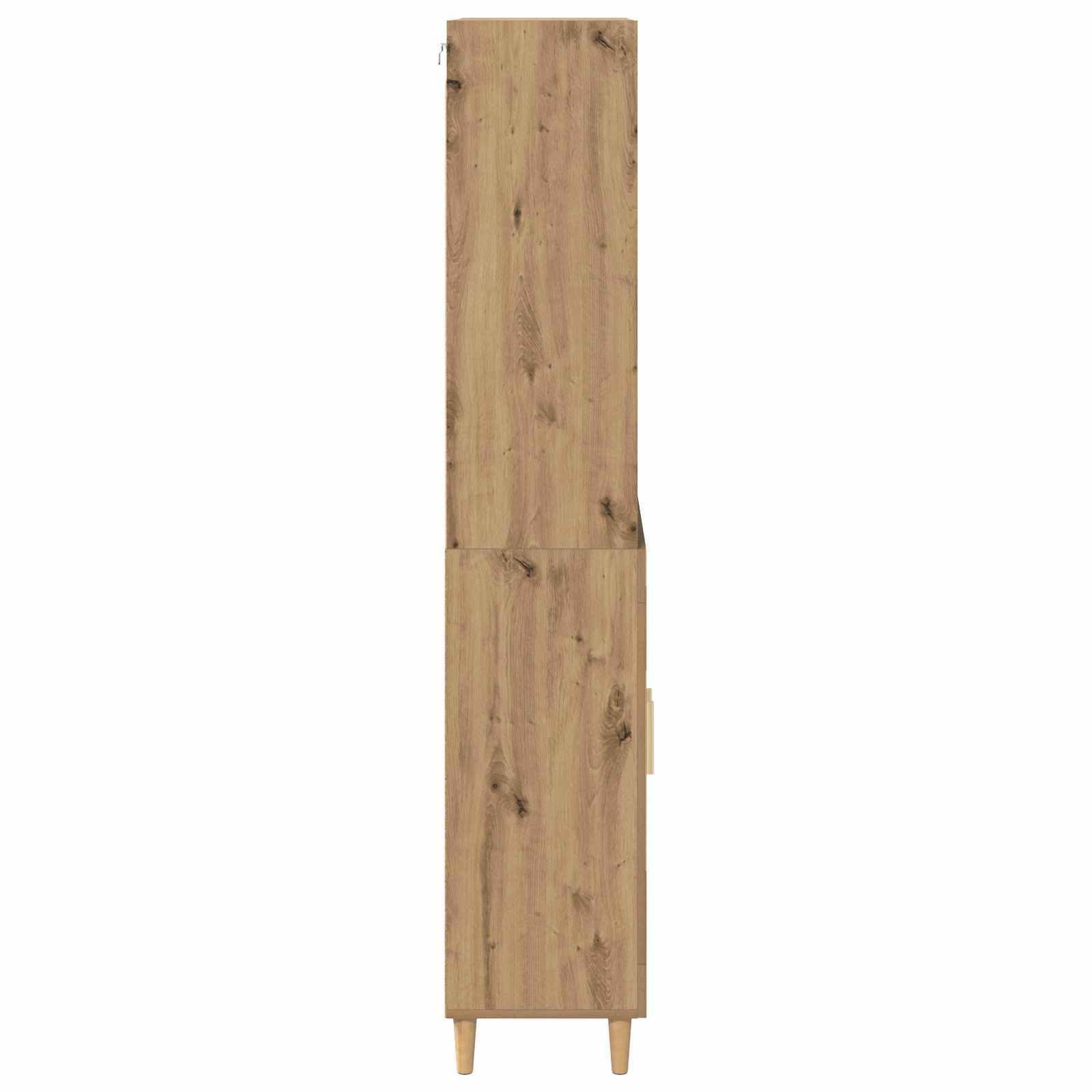 Bufet Stejar Artizanal 69,5 x 32,5 x 180 cm Lemn compozit — imaginea 9