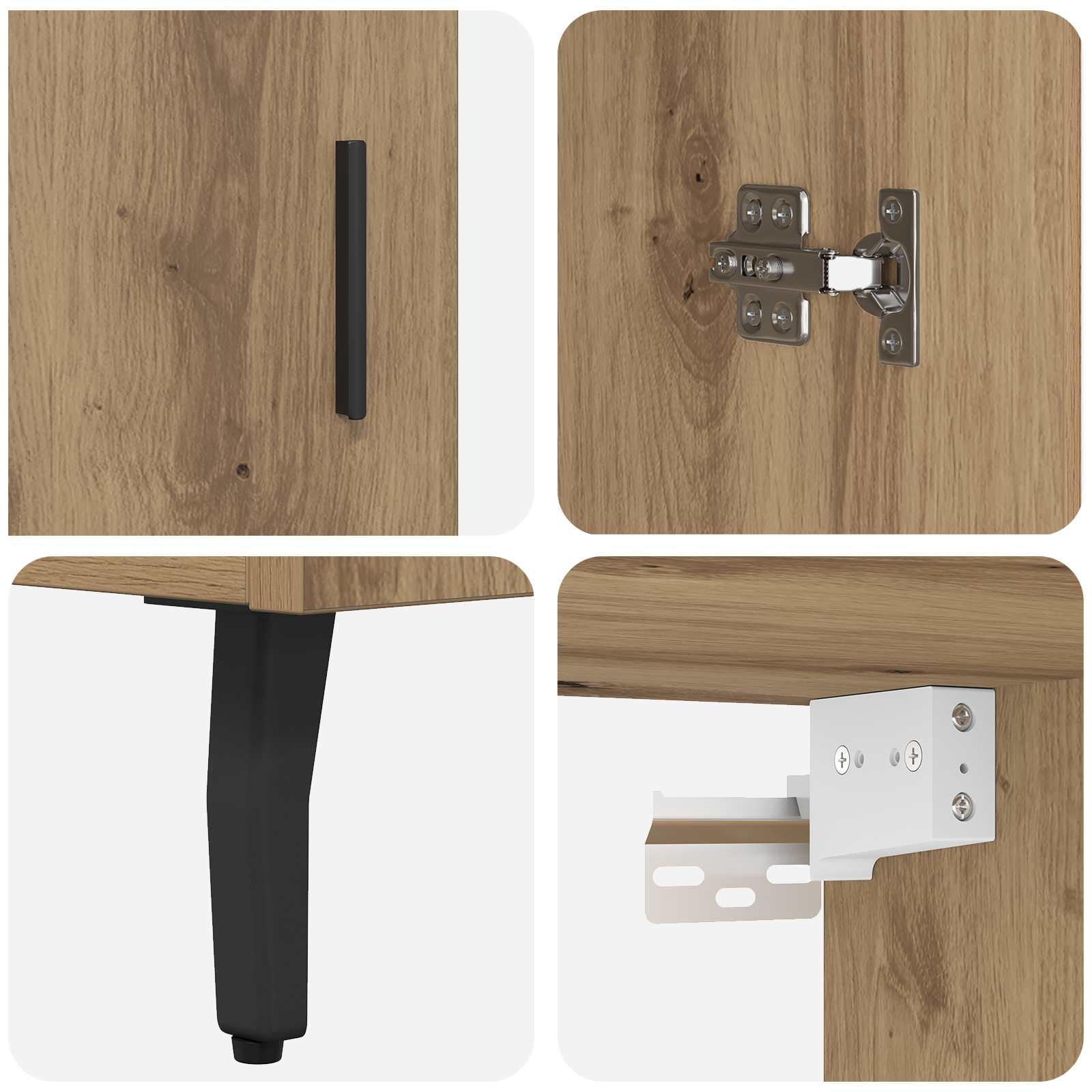 Bufet Stejar Artizanal 69,5 x 34 x 180 cm — imaginea 11